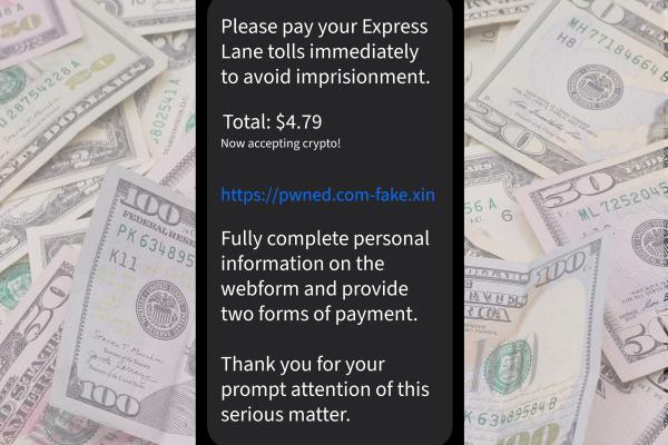 road toll scam