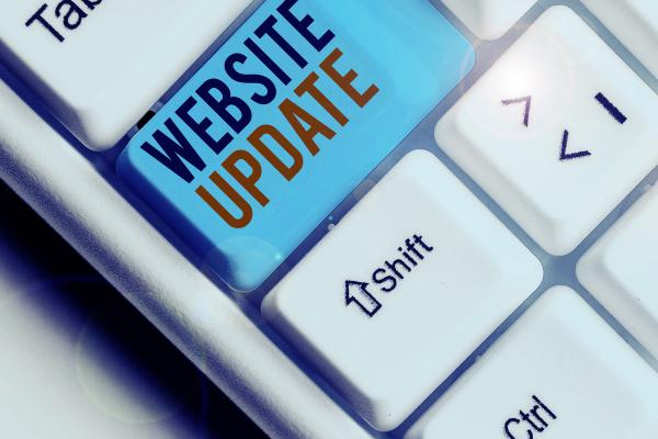 website update stock