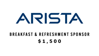 Arista Breakfast & Refreshment Sponsor