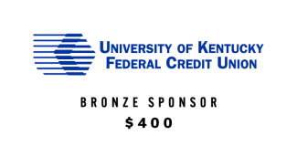 University of Kentucky Federal Credit Union Bronze Sponsor $400