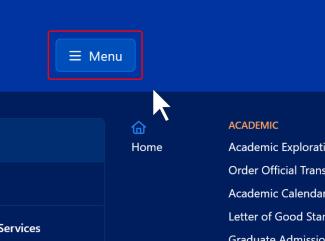 The New Menu button