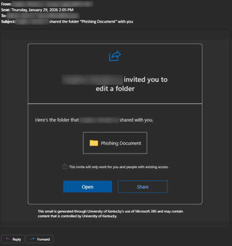 unsolicited shared document phishing example