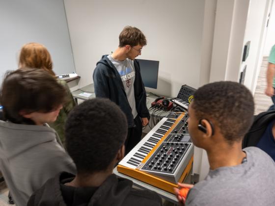 Tates Creek tours IT spaces at UK